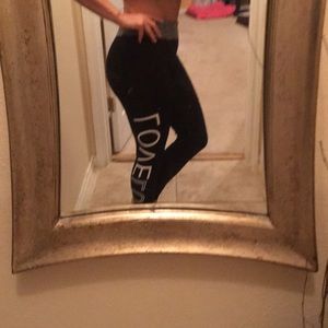 Black workout pants